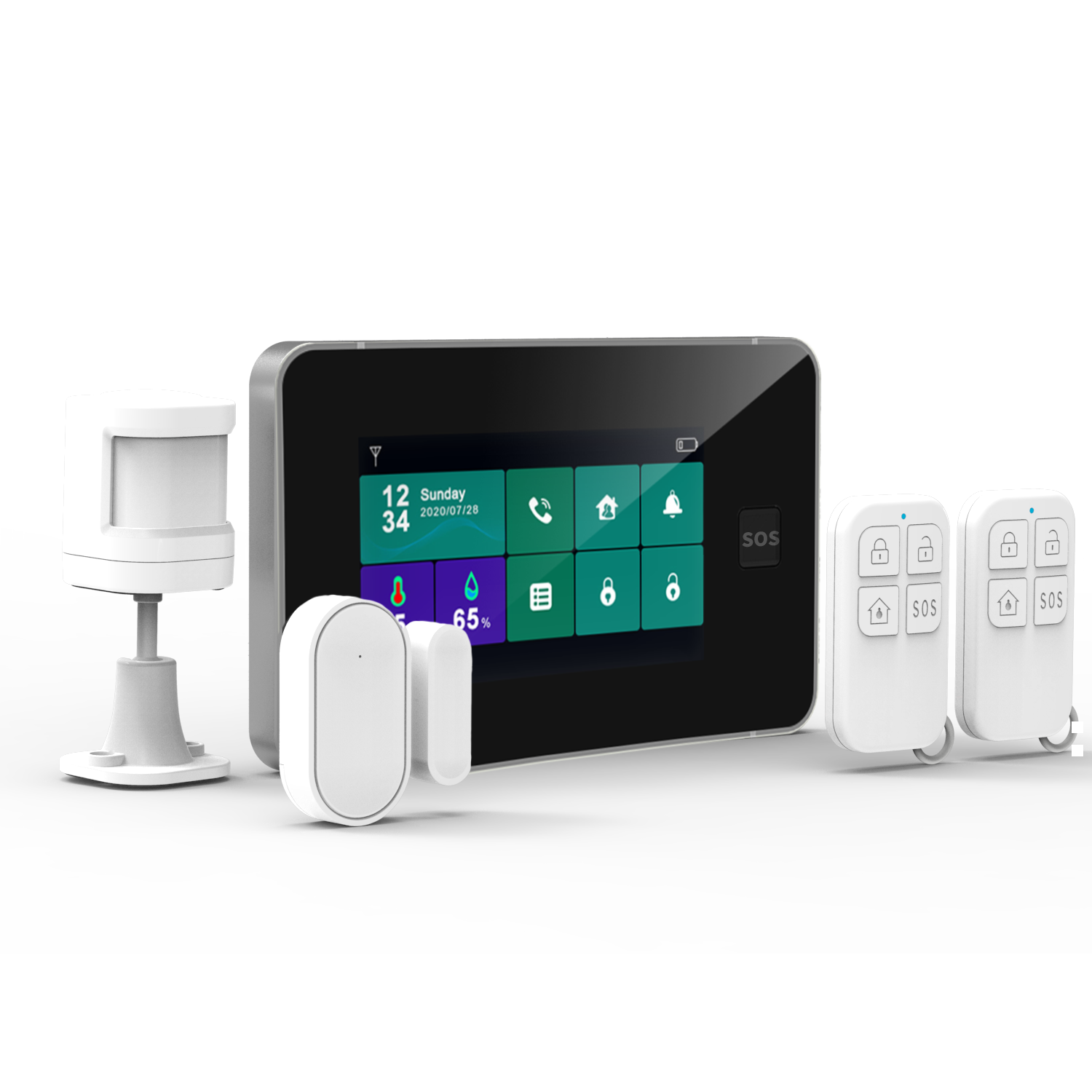 ZX-G60B Tuya Wireless WiFi+GSM Alarm System