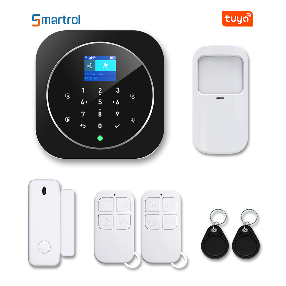 Factory direct Tuya Wifi Home Gsm Burglar Security Alarm System Wireless GSM Alarm System ZX-G10 