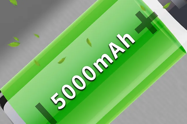 5000mAh 大容量锂电,全天候不间断安防守护