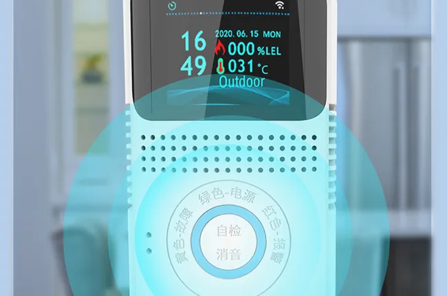 高分贝声光同步报警,警示效果清晰